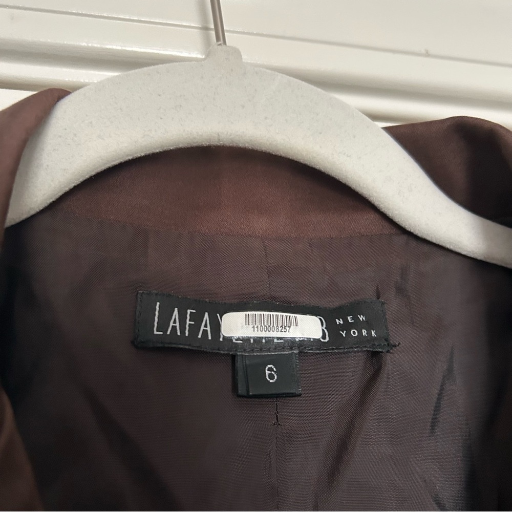 Lafayette 148 Brown Blazer size 6 - Picture 7 of 9